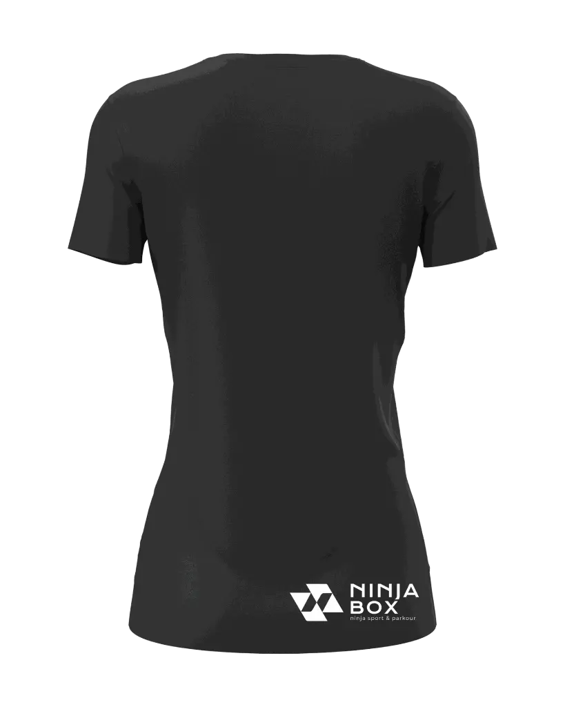 Sportshirt Ninjabox Damne Black Back.webp