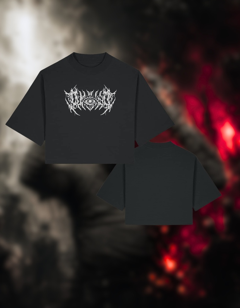 DAMNATION CROPTOP - BLACK